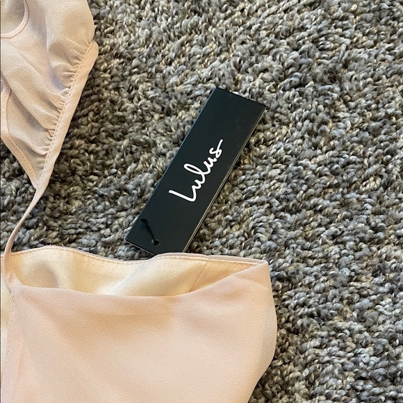 Blush Pink Wrap Maxi Dress - Picture 3 of 3